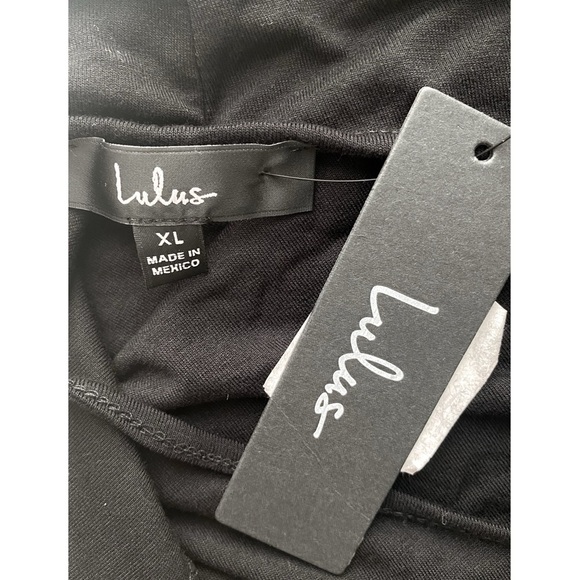 NWT Lulus Show Your Attitude One Shoulder Bodysuit, Black - Size‎ XL - Picture 6 of 7